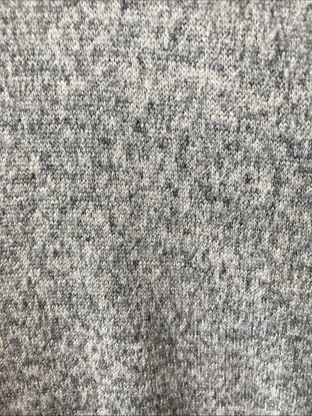NY Collection heathers tan gray top 2X casual business casual office neutral - Picture 12 of 17